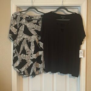 NWT lot of 2 Alfani and INC tops